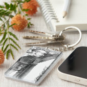 Kunst van het kasteel van het potlood sleutelhanger (Voorkant Rechts)