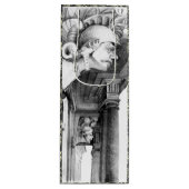 Kunst van het kasteel van het potlood wijn cadeautas (Voorkant)