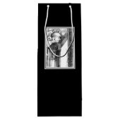 Kunst van het kasteel van het potlood wijn cadeautas (Achterkant)