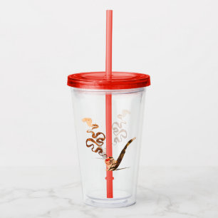 Kunst van het pijproken 1 acryl drinkbeker