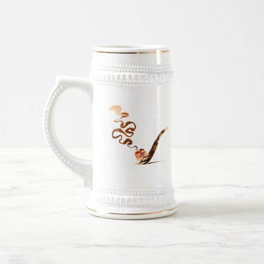 Kunst van het pijproken 1 bierpul (Links)