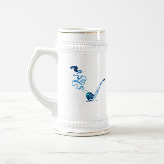 Kunst van het Pijproken 2 Bierpul (Links)