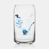 Kunst van het Pijproken 2 Blikvorm Glas (Achterkant)