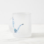 Kunst van het Pijproken 2 Matglas Koffiemok (Voorkant links)