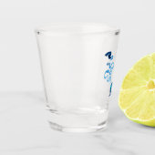 Kunst van het Pijproken 2 Shot Glas (Links)
