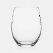 Kunst van het Pijproken 2 Wijnglas Zonder Voet (Rechts)