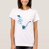 Kunst van het Pipe Roken 2 T-shirt (Voorkant)