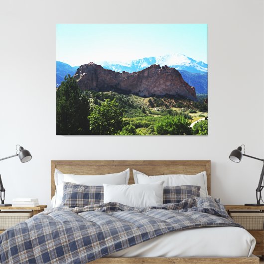 Kunst van het schilderwerk van het schilderachtige canvas afdruk (Insitu (Slaapkamer))