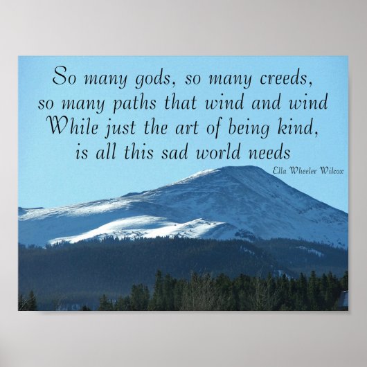 Kunst van het soort zijn poster (Voorkant)