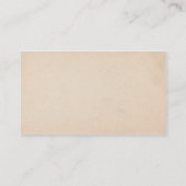 Kunst van het Victoriaans Gentleman-Visitekaartje Visitekaartje (Achterkant)