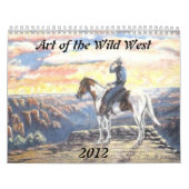 Kunst van het Wilde Westen Kalender (Hoes)