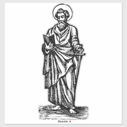 Kunst van het Zwaard van de Geest van Sint-Paulus Sticker (Vel)