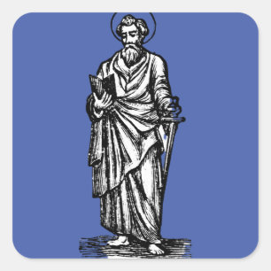 Kunst van het Zwaard van de Geest van Sint-Paulus Vierkante Sticker