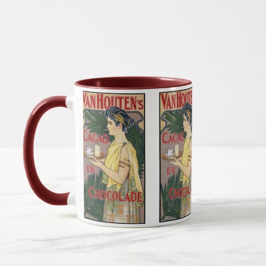 Kunst: Van Houten's Holland Cacao Chocolate Mok (Links)