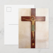 Kunst van Jezus aan het Kruis Briefkaart (Voorkant / Achterkant)