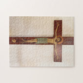 Kunst van Jezus aan het Kruis Legpuzzel (Horizontaal)