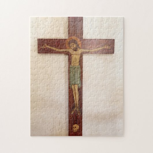 Kunst van Jezus aan het Kruis Legpuzzel (Verticaal)