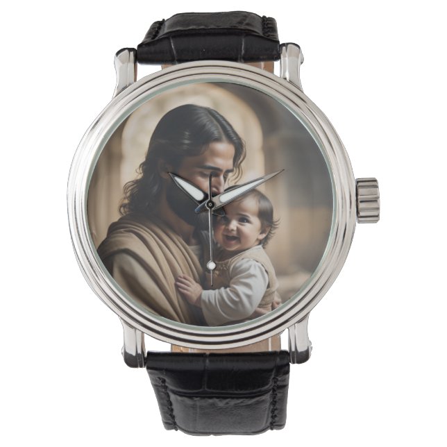 Kunst van Jezus Horloge (Voorkant)