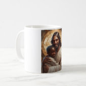 Kunst van Jezus Koffiemok (Voorkant links)
