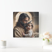 Kunst van Jezus Vierkante Klok (Huis)