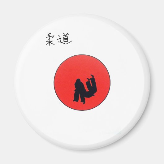 Kunst van Judo-afdrukken Magneet (Voorkant)