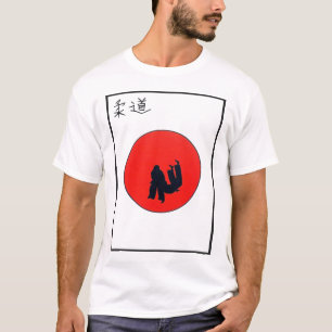 Kunst van Judo-afdrukken T-shirt