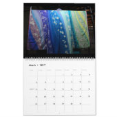 Kunst van Kimono van 12 maanden Kalender (Mar 2017)