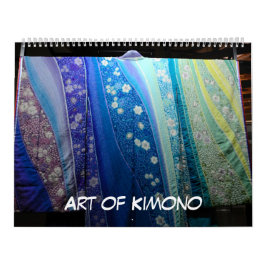 Kunst van Kimono van 12 maanden Kalender
