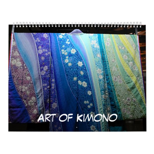 Kunst van Kimono van 12 maanden Kalender (Hoes)