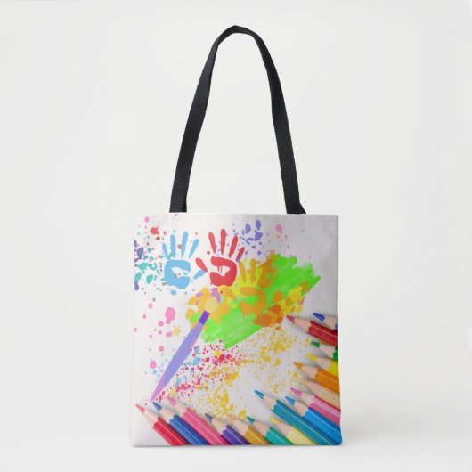 Kunst van kind tote bag (Voorkant)