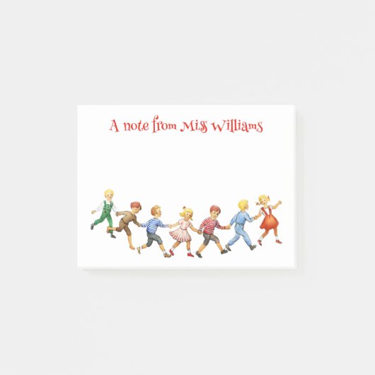 Kunst van kinderen uit het verleden Persoonlijk be Post-it® Notes (Voorkant)