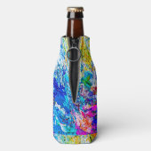 Kunst van kleurenpalet flesjeskoeler (Fles Achterkant)