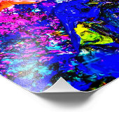 Kunst van kleurenpalet foto afdruk (Hoek)