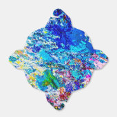 Kunst van kleurenpalet grappig bedankdoosjes (Uitgevouwen)