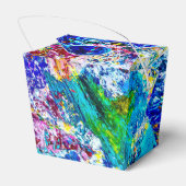 Kunst van kleurenpalet grappig bedankdoosjes (Achterkant)