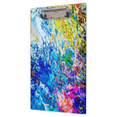 Kunst van kleurenpalet klembord (Links)