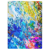 Kunst van kleurenpalet klembord (Achterkant)