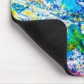 Kunst van kleurenpalet muismat (Hoek)