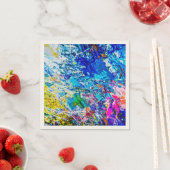 Kunst van kleurenpalet servetten (Insitu)