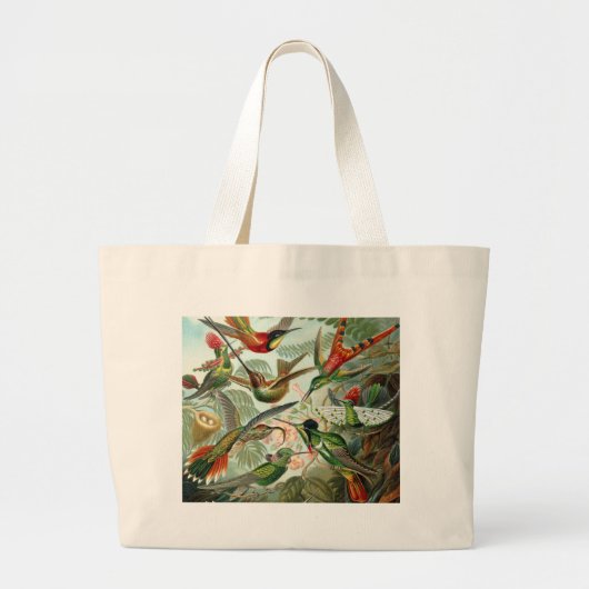 Kunst van Kolibries Paradijs Grote Tote Bag (Voorkant)