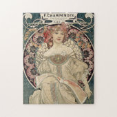 kunst van kunstenaar Alphonse Mucha Legpuzzel (Verticaal)