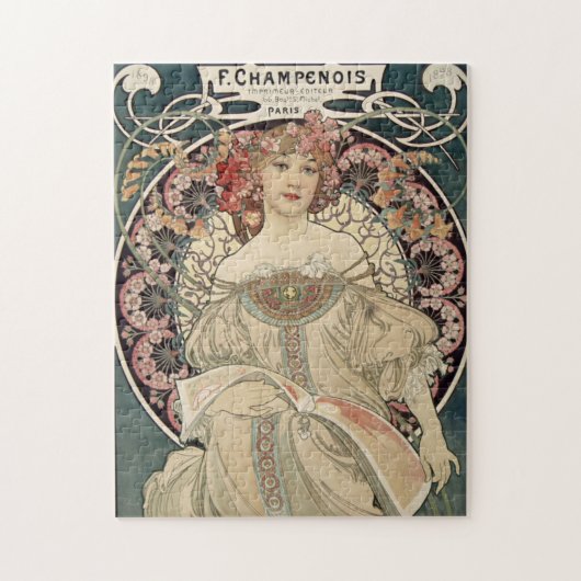  kunst van kunstenaar Alphonse Mucha Legpuzzel (Verticaal)