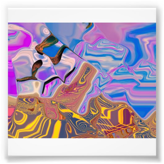 Kunst van leeftijd foto afdruk (Voorkant)