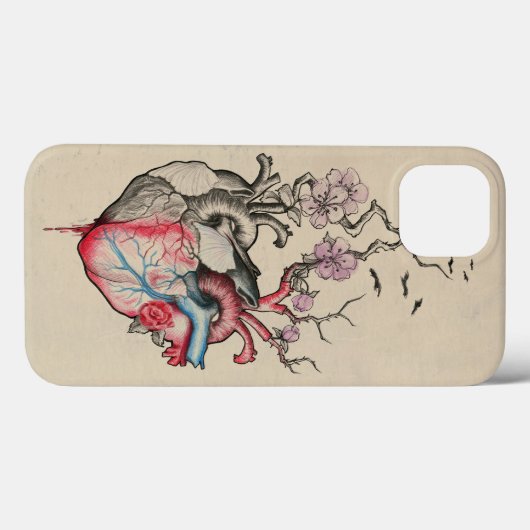 Kunst van liefde Surrealistische anatomische harte Case-Mate iPhone Case (Achterkant (horizontaal))