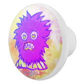 Kunst van Micheal Paarse Jeek Ceramic Pull Keramische Knop (Rechts)