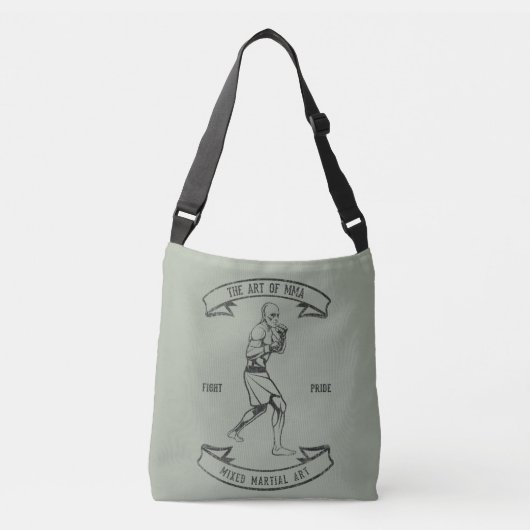 Kunst van MMA gemengde huwelijken Crossbody Tas (Voorkant)