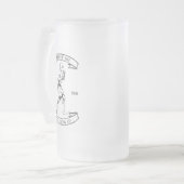 Kunst van MMA gemengde huwelijken Matglas Bierpul (Voorkant links)