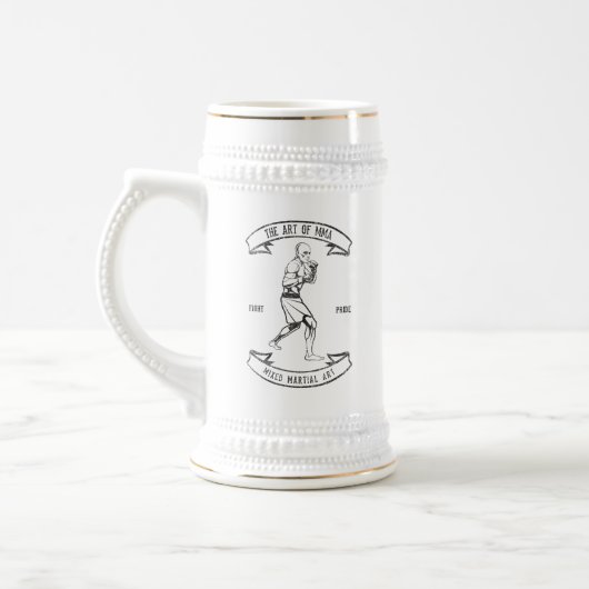 Kunst van MMA gemengde huwelijkse kunsten Bierpul (Links)