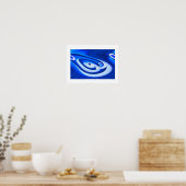 Kunst van oceaangebeurtenis poster (Keuken)