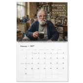 Kunst van Opgeven Grumpy Oude 2027 Kalender (Feb 2027)